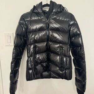 RUDSAK Shiny Black Puffer Jacket